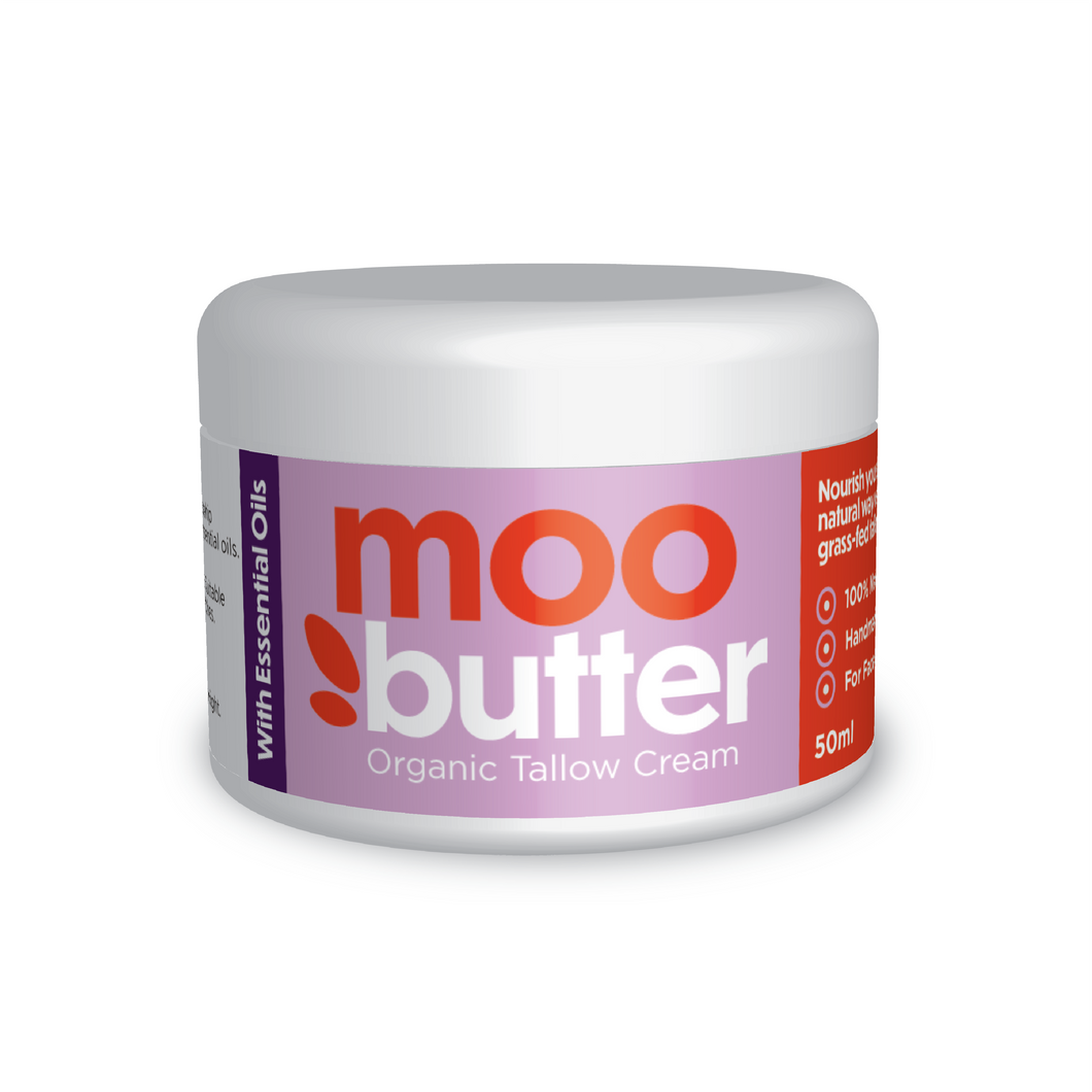 Moo Butter Organic Tallow Cream - With Essential Oils