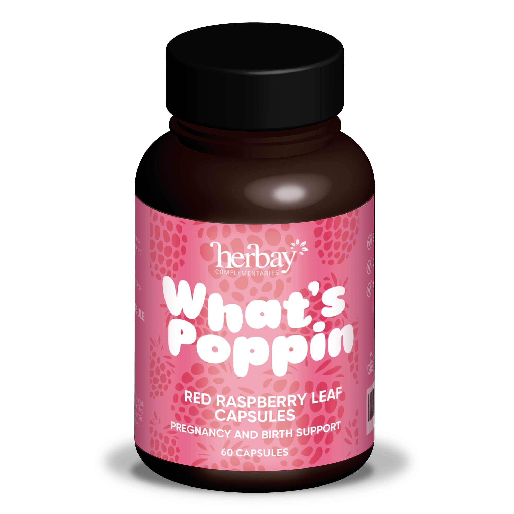What's Poppin Red Rasberry Capsules – Tones Family Health